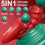 Vibrator For Women Sex Toys - App Remote Control Tongue Rose Sex Toy Dildo With 9 Finger Massager Vibration 9 Tongue Licking Nipple Sucking Vibrator Adult Toys For Women Couple