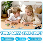 Aqua Fluffs 3D Puffs Art Kit for Kids, 20 Count Mess-Free Water-Based Crafts