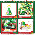 Christmas Tree Building Block With Led Light, Rotating Christmas Tree 2024 Building Set For Adults, Christmas Tree Building Kit Xmas Gift For Boys And Girls (Non-Advent Block)