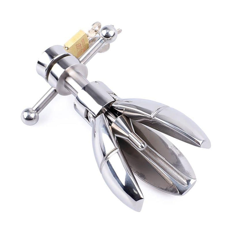 Anal Stretching Open Tool Adult Sex Toy Stainless Steel Anal Plug With Lock Expanding Ass Appliance