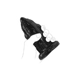 2.52" Diameter Thick Big Anal Plug, 5.9 Inch Butt Plugs With Strong Suction Cup, Anal Training Dildo G-Spot Sex Toys For Adult Women Men Female Male Couples - Black