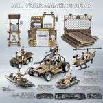 86-In-1 Army Men Toys For Boys 4-7 6-8 8-12, Military Base/Truck/Kayak Boat/Motorcycle/Helicopter/Army Men Action Figures/ Weapon Gear Accessories, Military Combat Toys Boys Christmas Birthday Gifts