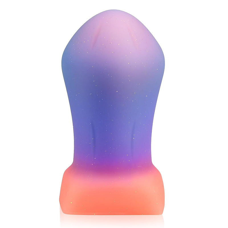 Light Up Butt Plug Silicone Anal Plug Fantasy Butt Plug With Powerful Suction Cup For Prostate Stimulation, Beginner Training Kit, Adult Sex Toy For Men Women And Couples (S)