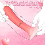 Anal Dildo Anal Sex Toy,Skin-Like Liquid Silicone Anal Plug Trainer For Comfortable Long-Term Wear,Comfortable Curved Ergonomics With Flared Suction Cup Base,Women Men Adult Toys (Pink)