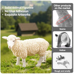 9Pcs Realistic Farm Animal Toys For Toddlers, Educational Learning Plastic Farm Toy Animal Figure Set Playset Including Cow Sheep Pig Dog Figurines For Kid