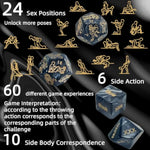 24 Body Parts Glowing In The Dark Sex Dice Couple Sex Game Toy Gift Creative Date Night Dice 8 Adult Couple Sex Toys And Games Perverted Naughty Bedroom Romantic Anniversary And Valentine'S Day Gift