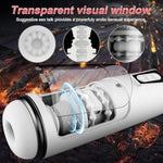 Automatic Male Masturbator Sex Toys For Men Adult Toy Male Sex Toys With 7 Thrusting Modes, Pocket Pussy Penis Pump Sucking Pocket Pussy Blowjob Stroker With Visual Window, Sex Machines & Devices