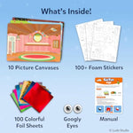 Foil Fun Bluey DIY Foil Art and Craft Activity for Kids