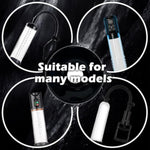 Silicone Penis Pump Sleeve For Electric And Manual Pump Universal Penis Vacuum Sleeve Penis Pump Cylinder Accessories Penis Suckers Enhancement Dick Pump Replacement Set For Penis Extension 3 Pcs