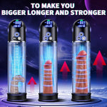 Penis Pump Male Sex Toy - Male Masturbator With Realistic Pocket Pussy, Led Display Dick Vacuum Pump With 4 Suction Modes For Ed Penis Trainer, Adult Sex Toys Blowjob Glans Stimulator