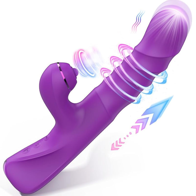 Vibrator Sex Toys Thrusting Dildo - Womens Sex Toys For Female Vibrators G Spot Vibrator, Adult Sex Toys Thrusting Vibrator, Rabbit Clitoral Dildos Vibradores, Vibrater Juguetes Sexuales