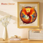 Phoenix Jigsaw Puzzle for Adults, 100 Pieces, 8.5 x 7.9in Wooden Puzzle