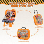 Toddler Tool Set For Age 3-5 Kids Tool Set With Tool Box And Toy Drill, Pretend Play Toy Tools Kids Construction Tools Bench For Toddlers Boys Toys 3 Year Old Gifts