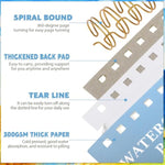 35-Sheet Watercolor Paper Pad, 9 x 12 Inch, 140 lb Cold Press Spiral Bound