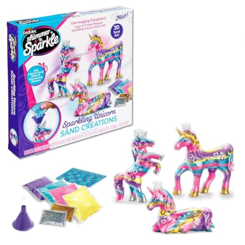 Cra-Z-Art Shimmer 'N Sparkle Sparkling Unicorn Sand Creations Kit for Kids