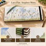 Watercolor Paper Mixed Media Pad, 140 LB, 300 GSM, 8.25 x 5.5 Inches