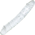 Double Sided Glass Dildo, 9" Crystal Pleasure Wand