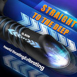 Thrusting Anal Sex Toy Vibrator With Thick Penis Ring, 3 * 10 Vibrating&Telescopic Prostate Massager Anal Vibrators, Silicone Dildo Shaped Anal Plug Gay Toy For Men Masturbation Big Virsion