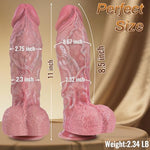 11 Inch Huge Dildo 2.75'' Diameter Realistic Veined Thick Dildos
