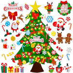3.2 FT DIY Felt Christmas Tree Set with 41 Ornaments for Kids & Toddlers