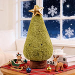 Christmas Tree Plush Stuffed Animal Plush Toy, 15.8" Christmas Pillow Plush Decor Kawaii Birthday Gifts For Kids Girls Boys