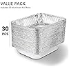 Aluminum Pans 9x13 Disposable Foil (30 Pack) - Half Size Steam Table Deep Pans - Tin Pans Great for Cooking, Heating, Storing, Prepping Food