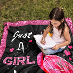 Flamingo Gifts, Flamingo Gifts For Girls Women, Just A Girl Who Loves Flamingos, Flamingos Blanket 40"X50", Flam Decor, Presents For Flam Lovers