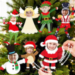 28 Pack Christmas Photo Frame Craft Kit with Snowman, Angel & Reindeer Designs