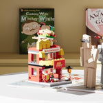 City Burger House Building Block Set, Moc Street View Burger Shop Creative Fast Food Play Building Brick Sets Educational Stem Toys Gift For Boy And Girls 6-12 - 167Pcs