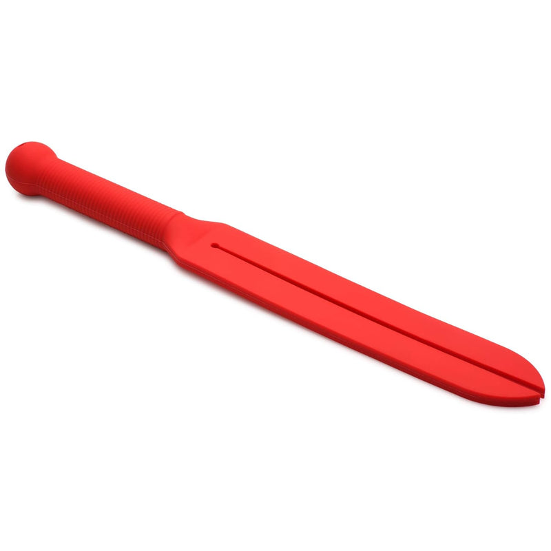 Stung Dual Tip Silicone Tawse Bdsm Paddle. Spanking Paddle Tool, Flogger Sex Whips And Sex Bondage Toys For Adult Women, Men And Couples. 15 Inches Long, Red