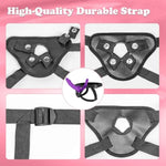 Strap On Dildo Adult Sex Toys - Double Sided Dildo Silicone Big Anal Dildos Toys, Strapon Harness Wearable Pegging Dildos G P Spot Stimulation, Adjustable Strapless Sex Toys For Women Lesbian