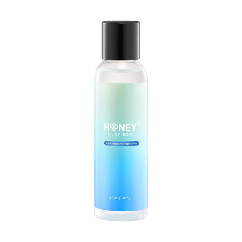 Honeyplaybox Water Based Lube (4 Oz) Personal Lubricant For Men, Women & Couples, Safe For Toys, Flavorless, Non-Sticky, Easy-To-Clean, Sexual Lubricants Vaginal & Anal Sex Lube