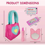 Princess My First Purse Set - 7 Pieces Kids Play Purse And Accessories, Pretend Play Toy Set With Cool Girl Accessories, Includes Phone And Bag With Cards