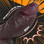 11.5" Xxl Thick Huge Big Black Dildo - Bbc Soft Liquid Silicone Horse Dildo With Strong Suction Cup, Giant Massive Girthy Dildos For Anal & Vaginal Play, Realistic Sex Toys & Games For Women Men Gay