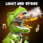 Moving Dinosaur Shooting Toys For Kids 5-7, Electronic T-Rex Shoot Target Game With Mist Spray, Led Score, Roar & Light, 3-Pair Dino Target, Birthday Gifts For 5 6 7 8 9 Year Old Boys Girls