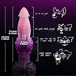 Monster Fantasy Dildo Dragon Dildo, Knot Anal Dildos With Strong Suction Cup, Silicone Alien Dog Horse Dildos For Beginner G Spot Stimulation, Adult Sex Toys For Women Men Couple