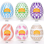 TENGA Egg Disposable, One Time Use, Super Stretchable Male Masturbator Sleeve, Ring (Pack of 2)