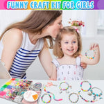 3400 Pcs Unicorn Mermaid Jewelry Making Kit for Girls Ages 5-12