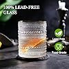 Vintage Hobnail Drinking Glasses Set of 8, 12 oz Highball Glasses & 10 oz Cocktail Glasses Set, Kitchen Water Glasses Cup, Bar Tumbler Glassware Set for Beer, Juice, Cocktail, Whiskey, Milk