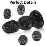 11.41'' Super Huge 4.13'' Thick Wide Girth Butt Plug Anal Dildo With Strong Suction Cup Unique Shape G-Spot Knot Dildos Anus Dilator Prostate Stimulation Sex Toys For Women Men Advanced Player Master