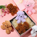5 Pieces 7 Inch 2025 Graduation Gifts Bear Stuffed Animal Plush Baby Shower Bear Toys Soft Cute Bear Dolls Santa Sleeping And Playing Toys Decorations