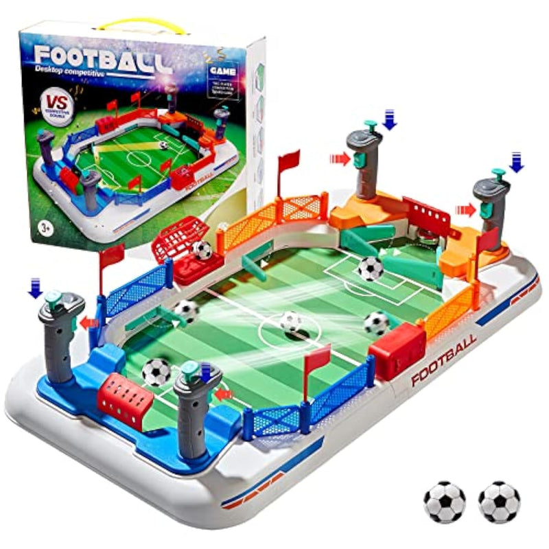Soccer Board Game For Kids: Mini Foosball Table Game - Interaction Soccer Toys For 3 4 5 6 7 8-12 Year Old Indoor Family Playroom Party - Perfect Birthday Sports Gift For Boys Girls
