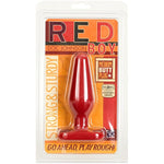 Doc Johnson Red Boy - Medium Butt Plug - 5.5 in. Long and 1.6 in. Wide - Prostate Stimulating Anal Toy - For Beginner and Intermediate Anal Players