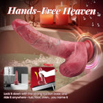 Realistic Dildos Thrusting Dildo Vibrator Sex Toys Fast Thrusting Dildos With Vibrating Heating, 100% Silicone Sex Toy For Women Suction Cup Penis Waterproof Adult Toys G-Spot Anal Dildo For Beginner