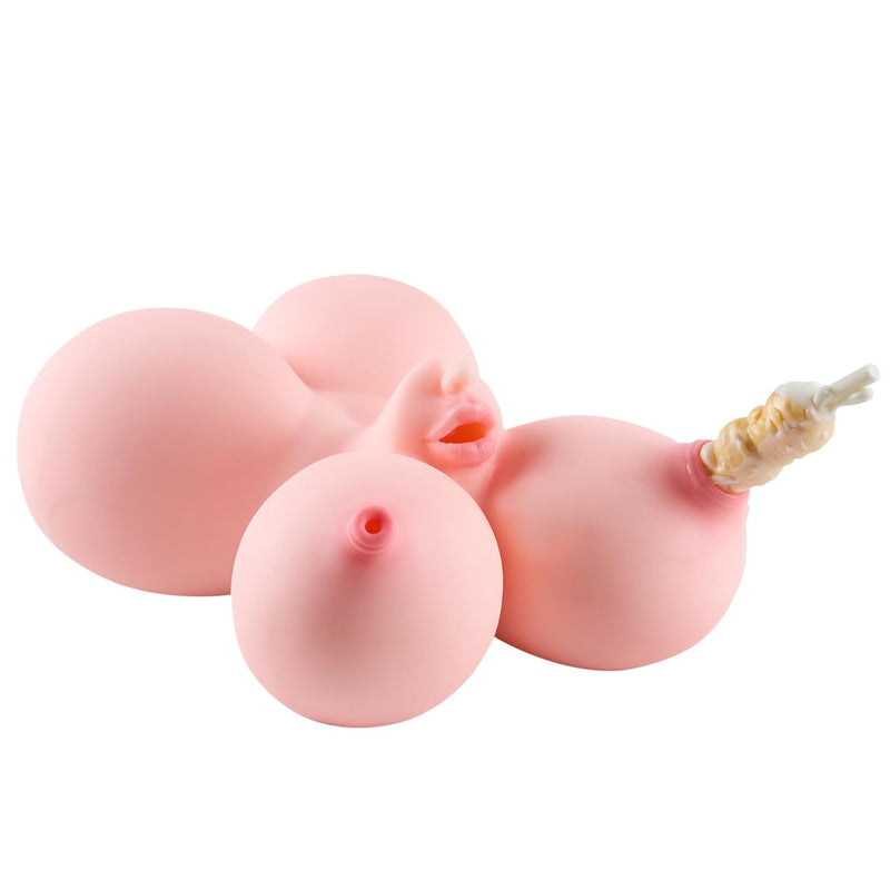 6 In 1 Blowjob Sex Doll For Men With Penetrable Nipples, 6.6Lb Fantasy Oral Sex Toy Mens Sex Doll Torso With Mouth Big Boobs And Big Ass, Oral Masturbator For Men Masturbation