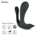 Top Secret+ Connect App Vibrator Sex Toy | Adult Toys For Women | Wearable Vibrator | Vibrating Sexual Pleasure Device | Stimulation Vibrators | Woman Sextoy (Black)