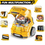 Toys For 3, 4, 5, 6, 7, 8 Years Old Boys, Large Truck Engine Toys For Kids 3-5, 5-8 Years Old, Mechanic Repair Set For Boys, Big Truck Builder Kit, Ideal Christmas, Birthday Gifts