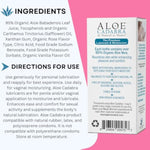 Aloe Cadabra Flavored Personal Lubricant and Vaginal Moisturizer, Organic Edible Aloe Lube for Men, Women and Couples, Non-Staining, pH Balanced, Toy Compatible (Wild Rose, 2.5 Ounces, 1 Pack)
