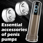 Silicone Penis Pump Sleeves For Electric Or Manual Pump Universal Male Penis Pump Cover Set Enhancement Male Masturbator Accessories Pump Sleeve Men Soft Replacement Rings 3 Pcs