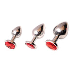 Rear Garden Metal Butt Plug Sm Male/Femalemasturbation Female Clitoral Stimulation Orgasm Analexploration Adult Sex Toy With Pink Diamond Mardi Gras Valentine'S Day